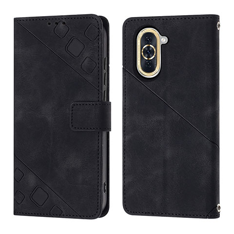 Coque Portefeuille Livre Cuir Etui Clapet Y01B pour Huawei Nova 10 Noir