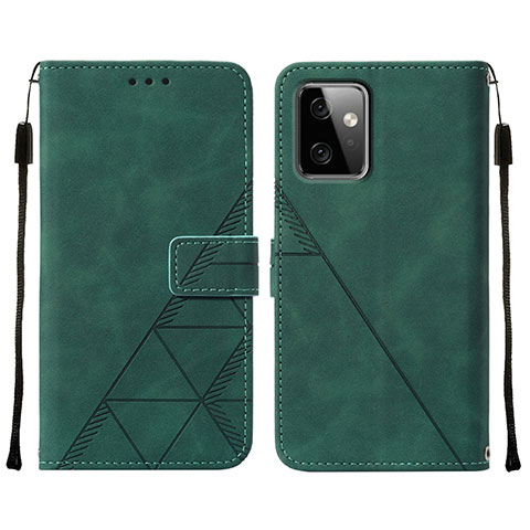 Coque Portefeuille Livre Cuir Etui Clapet Y01B pour Motorola Moto G Power 5G (2023) Vert