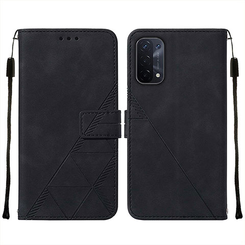 Coque Portefeuille Livre Cuir Etui Clapet Y01B pour OnePlus Nord N200 5G Noir