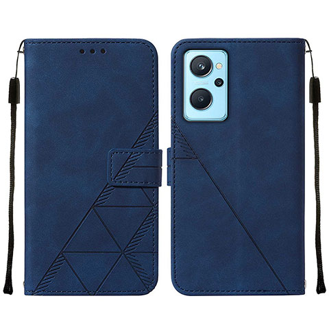 Coque Portefeuille Livre Cuir Etui Clapet Y01B pour Realme 9i 4G Bleu