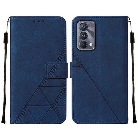 Coque Portefeuille Livre Cuir Etui Clapet Y01B pour Realme GT Master 5G Bleu