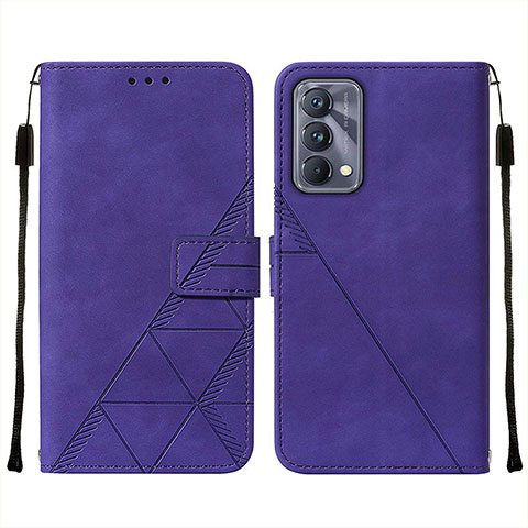 Coque Portefeuille Livre Cuir Etui Clapet Y01B pour Realme GT Master 5G Violet