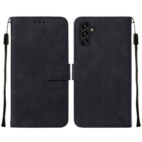 Coque Portefeuille Livre Cuir Etui Clapet Y01B pour Samsung Galaxy A04s Noir