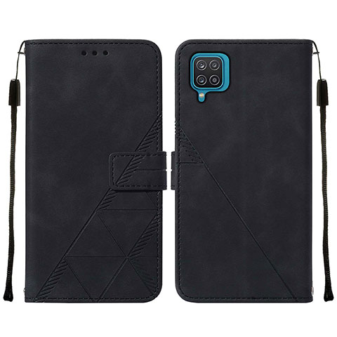 Coque Portefeuille Livre Cuir Etui Clapet Y01B pour Samsung Galaxy A12 5G Noir