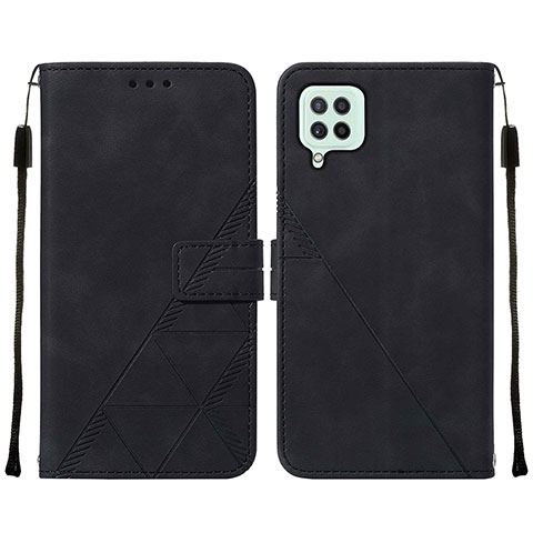 Coque Portefeuille Livre Cuir Etui Clapet Y01B pour Samsung Galaxy A22 4G Noir