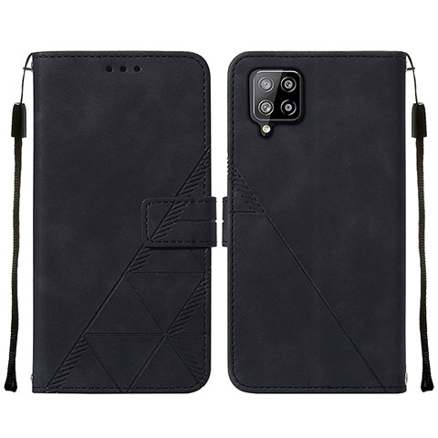 Coque Portefeuille Livre Cuir Etui Clapet Y01B pour Samsung Galaxy A42 5G Noir