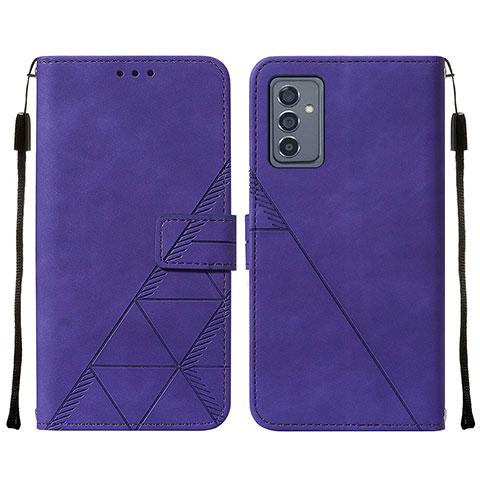 Coque Portefeuille Livre Cuir Etui Clapet Y01B pour Samsung Galaxy A54 5G Violet