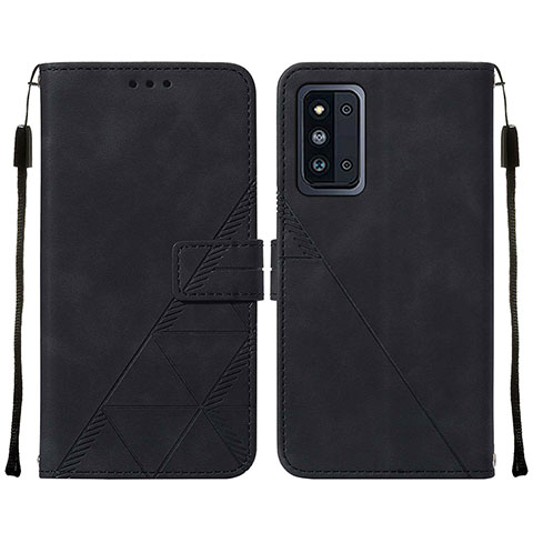 Coque Portefeuille Livre Cuir Etui Clapet Y01B pour Samsung Galaxy F52 5G Noir