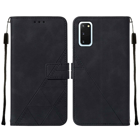 Coque Portefeuille Livre Cuir Etui Clapet Y01B pour Samsung Galaxy S20 5G Noir