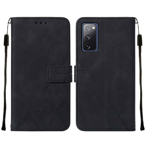 Coque Portefeuille Livre Cuir Etui Clapet Y01B pour Samsung Galaxy S20 Lite 5G Noir