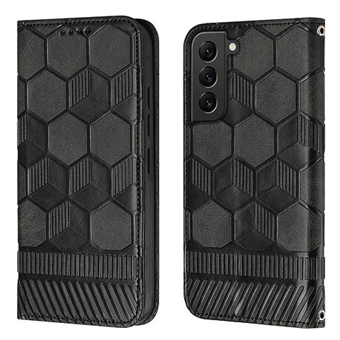 Coque Portefeuille Livre Cuir Etui Clapet Y01B pour Samsung Galaxy S23 5G Noir