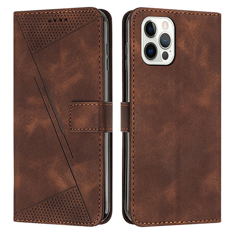 Coque Portefeuille Livre Cuir Etui Clapet Y01X pour Apple iPhone 13 Pro Marron