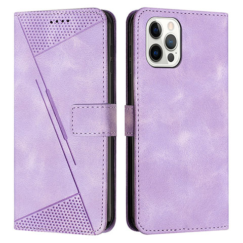 Coque Portefeuille Livre Cuir Etui Clapet Y01X pour Apple iPhone 13 Pro Max Violet Clair