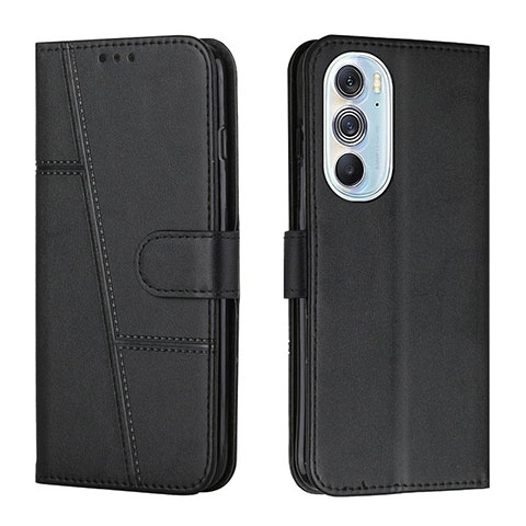 Coque Portefeuille Livre Cuir Etui Clapet Y01X pour Motorola Moto Edge 30 Pro 5G Noir