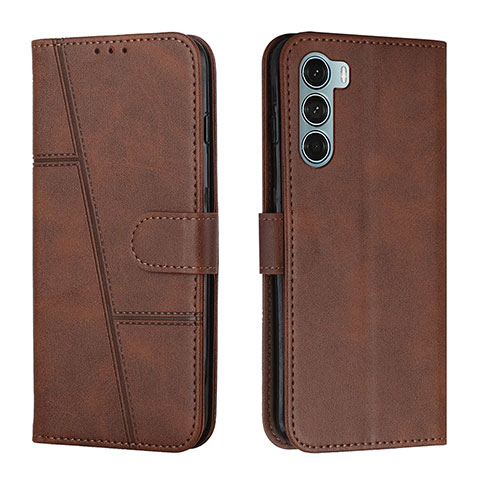 Coque Portefeuille Livre Cuir Etui Clapet Y01X pour Motorola Moto Edge S30 5G Marron