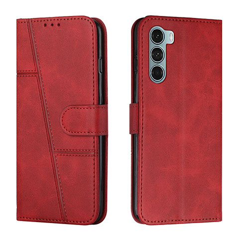 Coque Portefeuille Livre Cuir Etui Clapet Y01X pour Motorola Moto Edge S30 5G Rouge