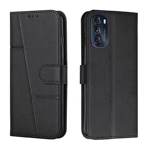 Coque Portefeuille Livre Cuir Etui Clapet Y01X pour Motorola Moto G 5G (2022) Noir