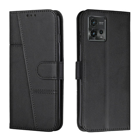 Coque Portefeuille Livre Cuir Etui Clapet Y01X pour Motorola Moto G72 Noir