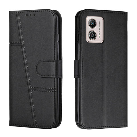 Coque Portefeuille Livre Cuir Etui Clapet Y01X pour Motorola Moto G73 5G Noir