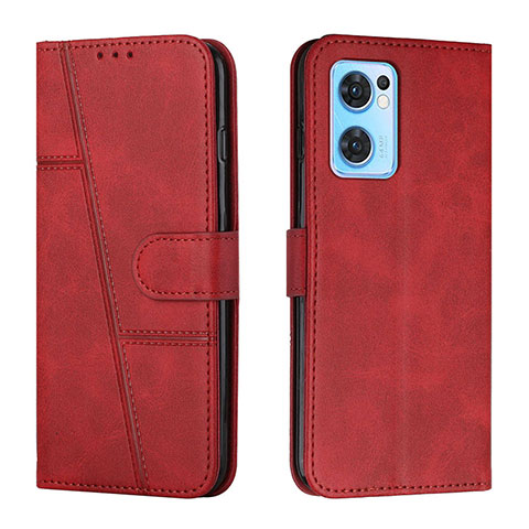 Coque Portefeuille Livre Cuir Etui Clapet Y01X pour OnePlus Nord CE 2 5G Rouge