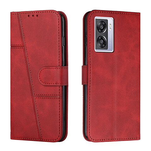 Coque Portefeuille Livre Cuir Etui Clapet Y01X pour Oppo A77 5G Rouge