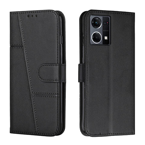 Coque Portefeuille Livre Cuir Etui Clapet Y01X pour Oppo F21 Pro 4G Noir