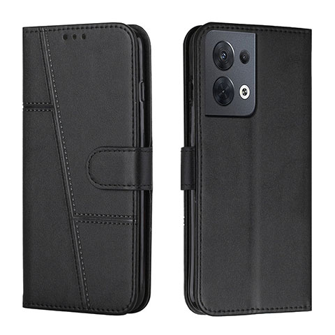 Coque Portefeuille Livre Cuir Etui Clapet Y01X pour Oppo Reno9 5G Noir