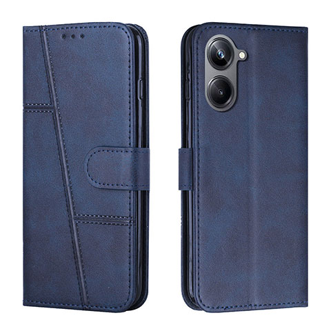 Coque Portefeuille Livre Cuir Etui Clapet Y01X pour Realme 10 4G Bleu