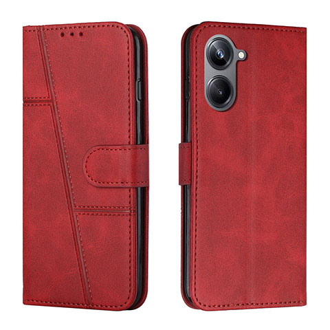 Coque Portefeuille Livre Cuir Etui Clapet Y01X pour Realme 10 4G Rouge