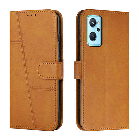 Coque Portefeuille Livre Cuir Etui Clapet Y01X pour Realme 10T 5G Brun Clair