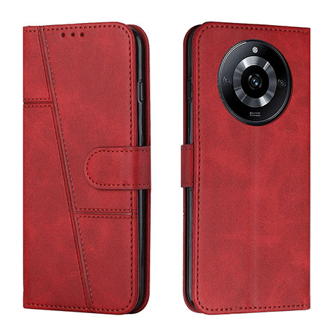 Coque Portefeuille Livre Cuir Etui Clapet Y01X pour Realme 11 Pro 5G Rouge