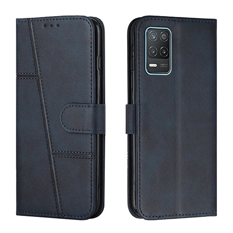 Coque Portefeuille Livre Cuir Etui Clapet Y01X pour Realme 8 5G Bleu