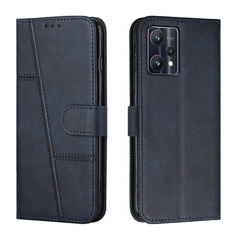 Coque Portefeuille Livre Cuir Etui Clapet Y01X pour Realme 9 Pro 5G Bleu