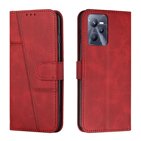 Coque Portefeuille Livre Cuir Etui Clapet Y01X pour Realme Narzo 50A Prime Rouge