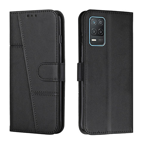 Coque Portefeuille Livre Cuir Etui Clapet Y01X pour Realme Q3 5G Noir