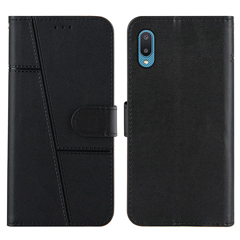 Coque Portefeuille Livre Cuir Etui Clapet Y01X pour Samsung Galaxy A02 Noir