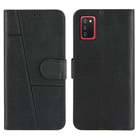 Coque Portefeuille Livre Cuir Etui Clapet Y01X pour Samsung Galaxy A02s Noir