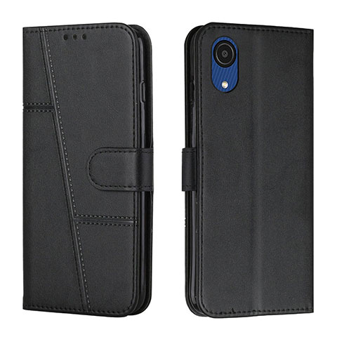 Coque Portefeuille Livre Cuir Etui Clapet Y01X pour Samsung Galaxy A03 Core Noir