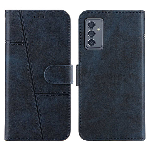 Coque Portefeuille Livre Cuir Etui Clapet Y01X pour Samsung Galaxy A15 5G Bleu