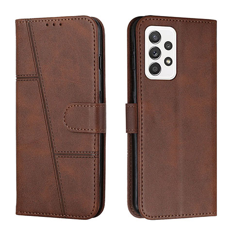 Coque Portefeuille Livre Cuir Etui Clapet Y01X pour Samsung Galaxy A23 5G Marron