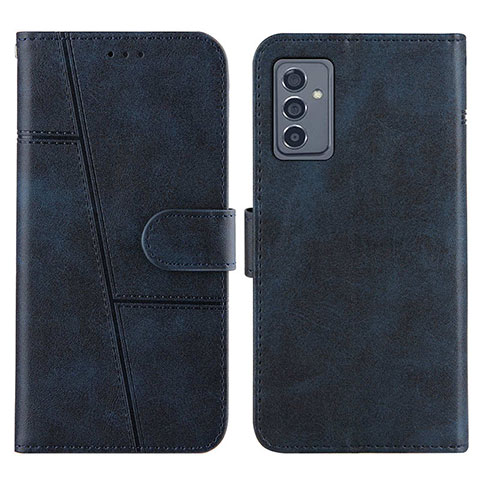 Coque Portefeuille Livre Cuir Etui Clapet Y01X pour Samsung Galaxy A24 4G Bleu