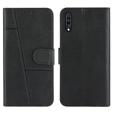 Coque Portefeuille Livre Cuir Etui Clapet Y01X pour Samsung Galaxy A50S Noir