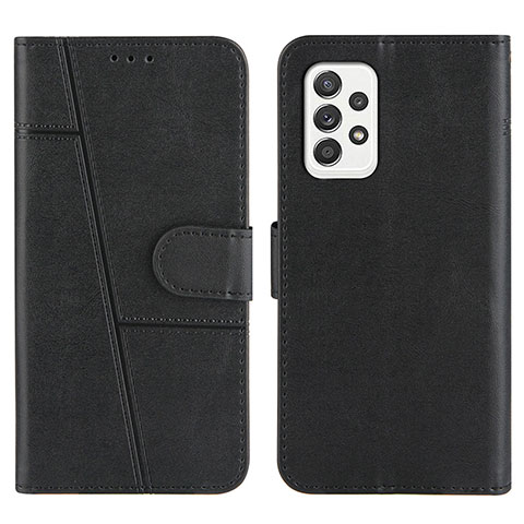 Coque Portefeuille Livre Cuir Etui Clapet Y01X pour Samsung Galaxy A52 4G Noir