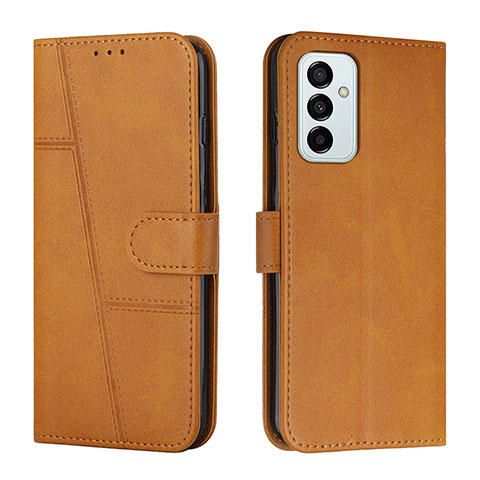 Coque Portefeuille Livre Cuir Etui Clapet Y01X pour Samsung Galaxy M23 5G Brun Clair