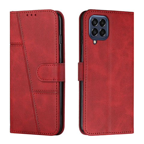 Coque Portefeuille Livre Cuir Etui Clapet Y01X pour Samsung Galaxy M33 5G Rouge