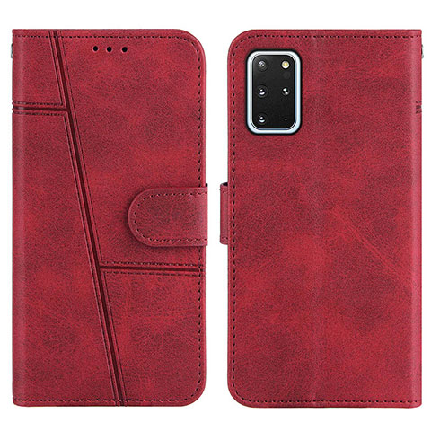 Coque Portefeuille Livre Cuir Etui Clapet Y01X pour Samsung Galaxy S20 Plus 5G Rouge