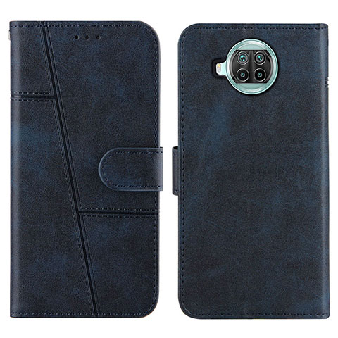 Coque Portefeuille Livre Cuir Etui Clapet Y01X pour Xiaomi Mi 10i 5G Bleu