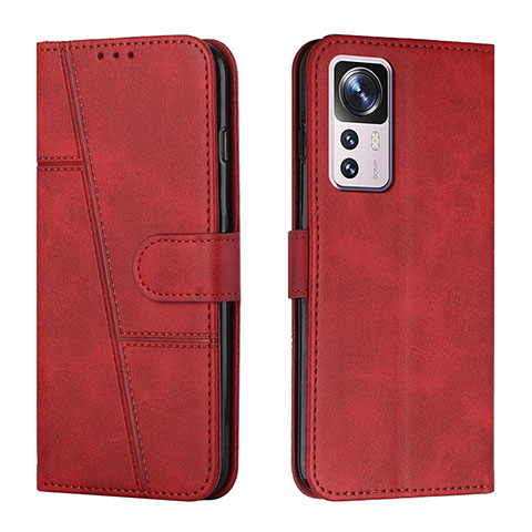 Coque Portefeuille Livre Cuir Etui Clapet Y01X pour Xiaomi Mi 12T Pro 5G Rouge