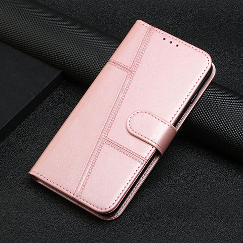 Coque Portefeuille Livre Cuir Etui Clapet Y01X pour Xiaomi Mi 13 5G Or Rose