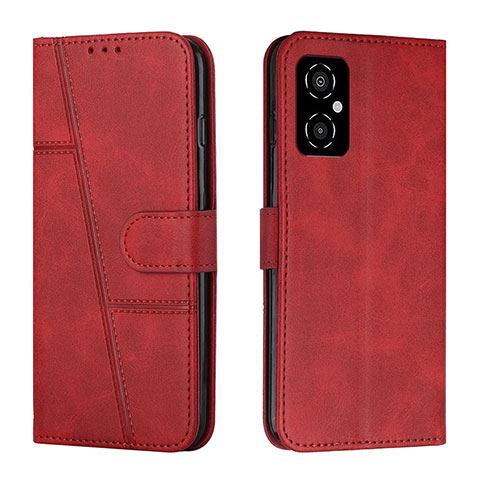 Coque Portefeuille Livre Cuir Etui Clapet Y01X pour Xiaomi Poco M4 5G Rouge